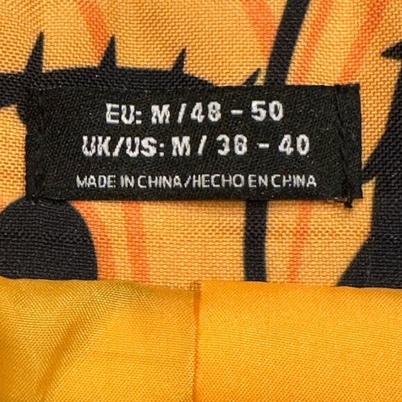 Halloween Pumpkin 3-Piece Suit Mens Size Medium Jacket,Pants & Necktie NWT - Picture 3 of 15